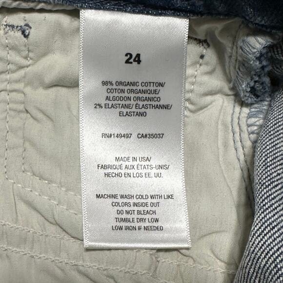 FAVORITE DAUGHTER Sz 24 Medium Wash Denim High Rise Straight Jeans Casual Pants - Picture 5 of 8